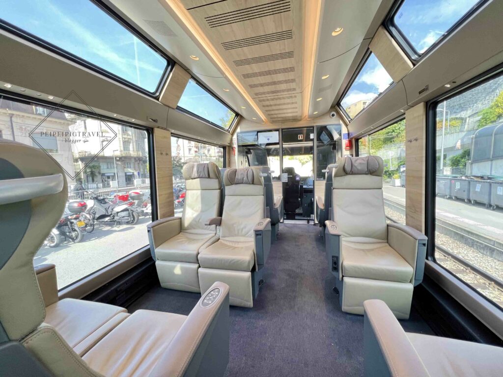 瑞士黃金列車｜最新沙發椅座位GoldenPass Express