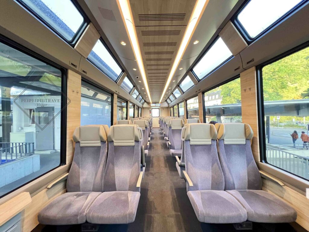 瑞士黃金列車｜最新沙發椅座位GoldenPass Express