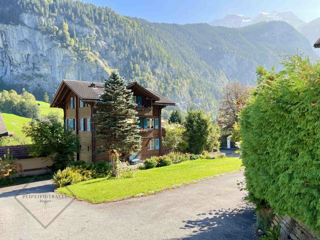 瑞士小鎮｜勞特布魯嫩Lauterbrunnen