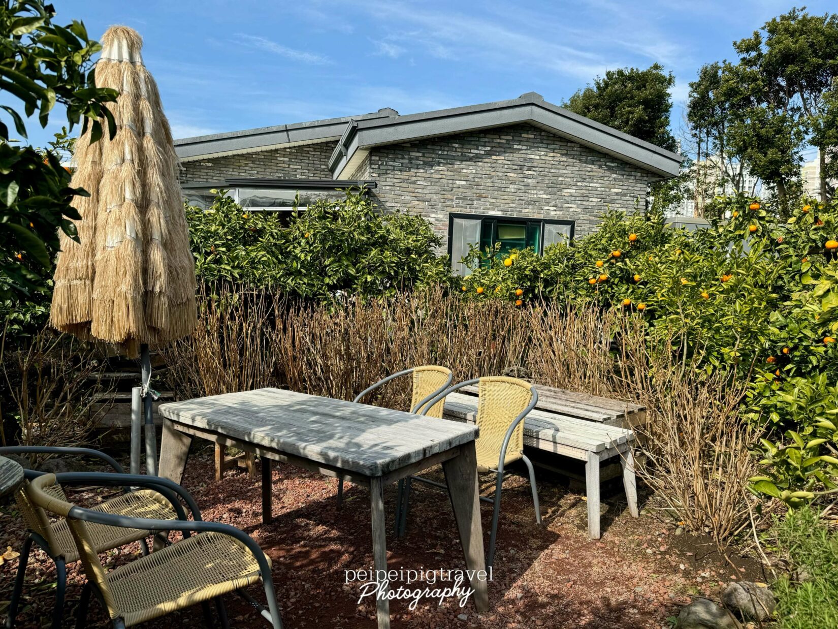 濟州島美食｜Cafe Tangerine Flower Attic 귤꽃다락－西歸浦的橘子庭園咖啡廳，裡頭滿滿的復古鄉村氛圍 美食瑜樂